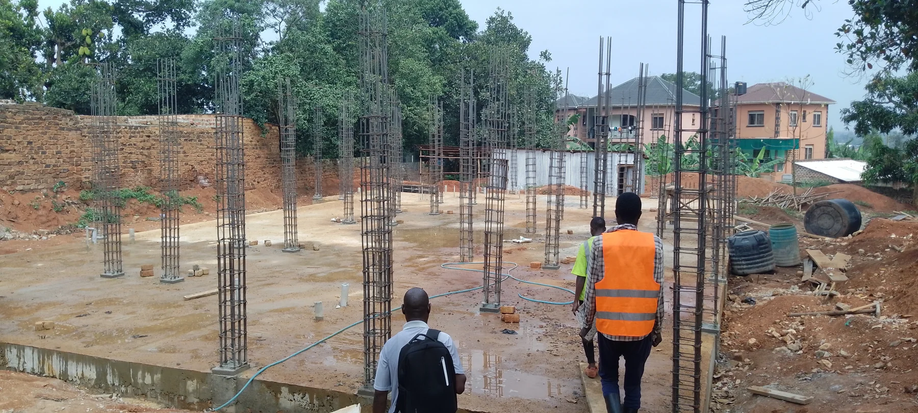 Site construction project by Hi-Tech Contractors Limited in Uganda