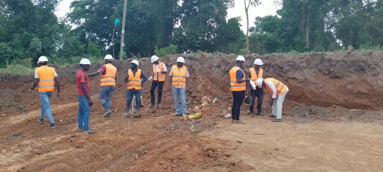 St. Julian School multipurpose hall – construction project photograph 1 by Hi-Tech Contractors Limited